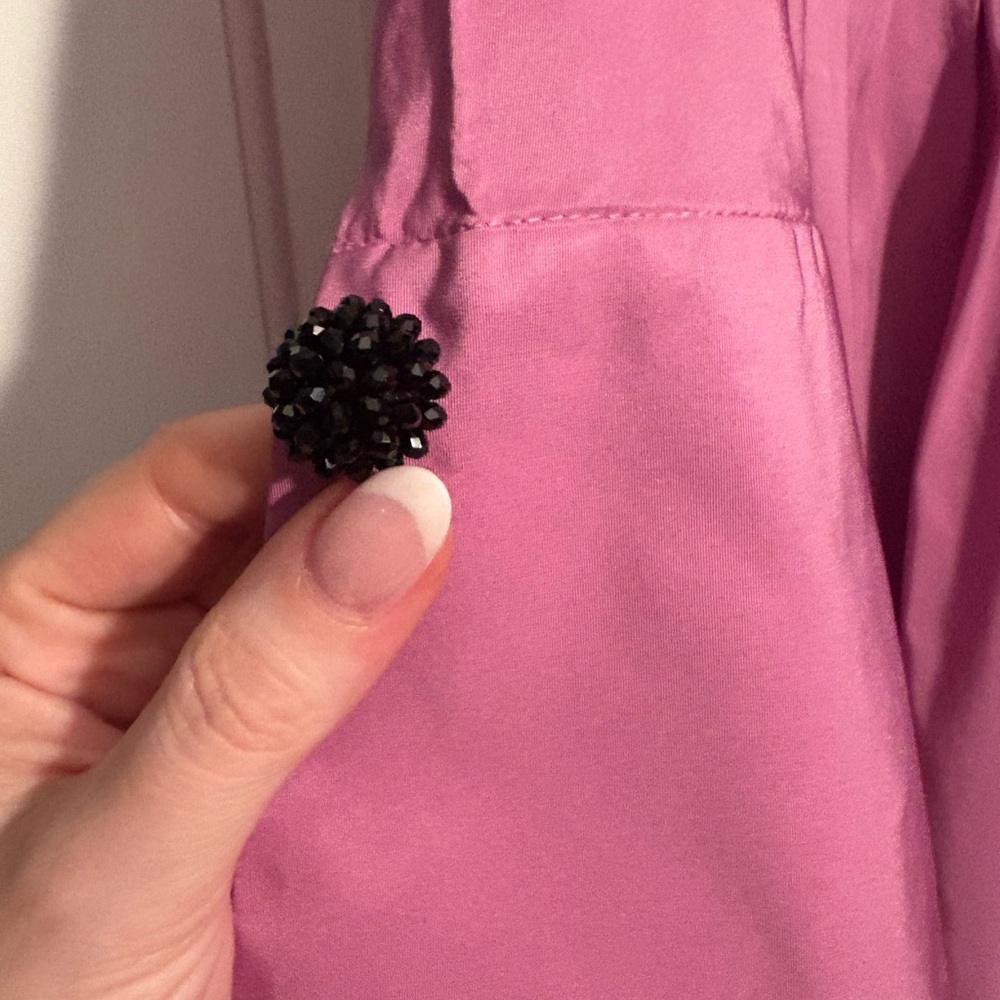 Carolina Herrera Purple Shirtdress ASO Carrie Bradshaw/SJP - Picture 10 of 16
